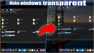 How to make windows 10 Transparent For free 2020  Transparency Aero effect [upl. by Audy]