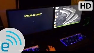 NVIDIA GSync demo  Engadget [upl. by Johannes158]