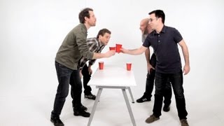 How to Play Flip Cup aka Flippy Cup  Drinking Games [upl. by Asp]