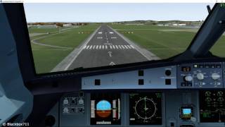 FSLabs A320X Basics Touch and Go Training Pattern [upl. by Ettolrahc924]