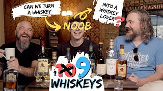 a NOOB tastes the Top 10 Whiskeys For Beginners [upl. by Animlehliw654]