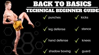 Back To Basics  Technical Beginners Guide To Kickboxing [upl. by Fay]