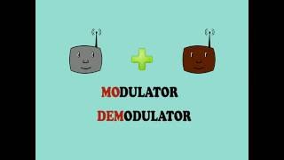 How a MODEM works  Animation [upl. by Agnimod]