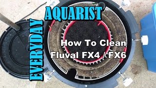 Fluval FX4 amp FX6 Filter Cleaning and Maintenance [upl. by Aklam257]