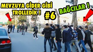 TOPLUCA İNSANLARIN ÜSTÜNE KOŞMA ŞAKASI İLE TROLLEDİK 6  Bağcılar [upl. by Nadabus587]