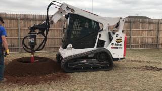 Drilling holes for planting trees [upl. by Mada]