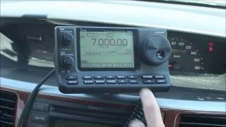 Icom IC7100 VehicleMobile Operation [upl. by Celestyn436]