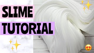 HOW TO MAKE SLIME Simple amp Easy Slime Recipe  2 Minute Easy Slime Tutorial Glue and Borax Slime [upl. by Anailuj]