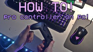 How To PROPERLY Setup The Nintendo Switch Pro Controller on PC [upl. by Skill]