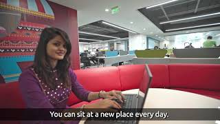 Modern Office Space  Capgemini at GAR Hyderabad [upl. by Gnap]