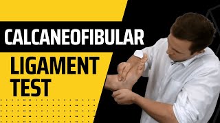 Calcaneofibular Ankle Ligament Stress Test Video Demonstration [upl. by Mazel140]