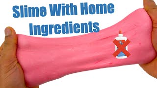 How To Make Slime With Home Ingredients✨ Easy DIY No Glue No Borax Slimes [upl. by Boris761]