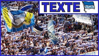 Hertha BSC FANGESÄNGE MIT TEXTEN [upl. by Tamanaha661]