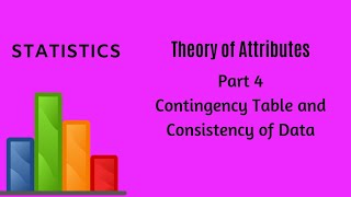 Theory of Attributes  Part 4  Statistics [upl. by Hsirt]