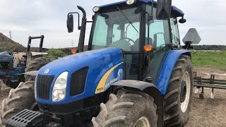 New Holland T5070 Cab Layout And Operation [upl. by Ecirtra108]