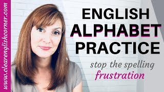 How to Say English Letters American English Alphabet Pronunciation [upl. by Drageruaeb248]