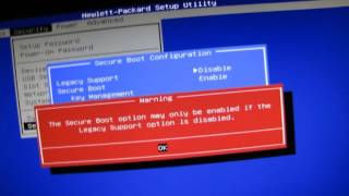 HP All in One Desktop PC How to Boot from a USB Flash Drive [upl. by Laine]