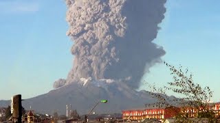 5 Monster Volcano Eruptions Caught On Camera [upl. by Tizes]