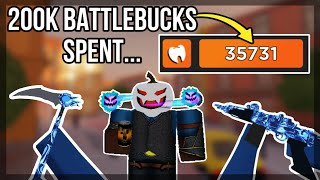 ALL ARSENAL HALLOWEEN ITEM SHOWCASE  ROBLOX ARSENAL [upl. by Leyes]