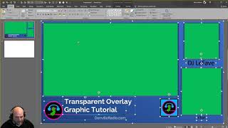 60 Second Tutorial Create Transparent Overlay Graphic in PowerPoint [upl. by Htenaj]