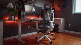 A Well Worthy Budget Desk Setup Office Chair  Ergo Chair 2 [upl. by Nymassej]