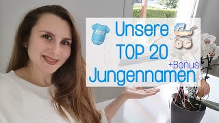 TOP 20 Jungennamen 💙 selten und außergewöhnlich [upl. by Woolcott]