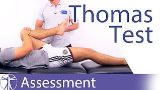 Thomas Test  Iliopsoas Tightness [upl. by Woodford]