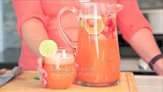 Strawberry and Lime Moscato Punch  Real Housemoms [upl. by Kore]