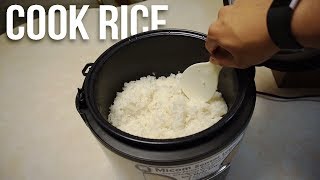 How to Cook Rice in a Rice Cooker EASY [upl. by Arleta]