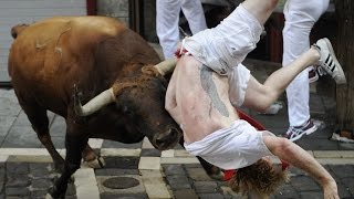 Encierro San Fermín 7 de julio 2015 [upl. by Akinohs]