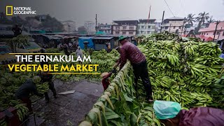 The Ernakulam Vegetable Market  Indias Mega Festivals  National Geographic [upl. by Nalac122]