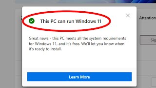 How to Check if your PC is Compatible with Windows 11 [upl. by Trixi]