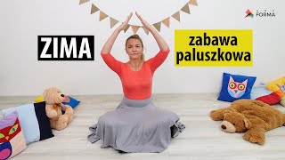 Zima  zabawa paluszkowa [upl. by Acissej]