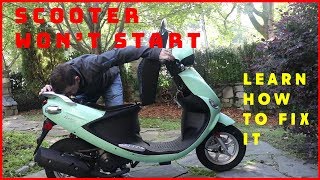 Scooter Wont Start After Sitting  How I fixed mine [upl. by Geof]