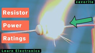 Resistor Power Ratings explained in 5 minutes [upl. by Sonja]