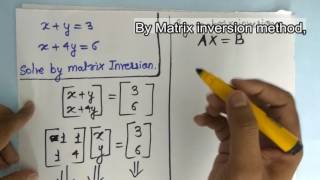 Class 12  Matrix Inversion Method  Trick and Concept [upl. by Ynetruoc]