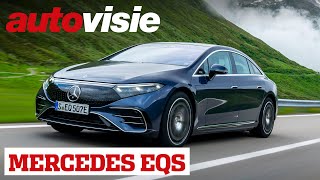 De beste elektrische auto ter wereld  MercedesBenz EQS 2021  Review  Autovisie [upl. by Arenat]