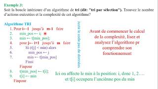 Vidéo 6 Complexité Algorithmique  Exemples Récapitulatifs Partie 1 chap2 ASD L2 [upl. by Ilocin]