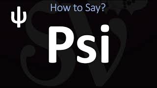 How to Pronounce Psi CORRECTLY  ψ Greek Alphabet Pronunciation [upl. by Ahtibbat]