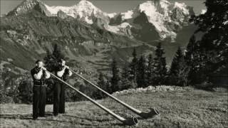 Mountain Call Swiss Alphorn Solo 1953 [upl. by Wieren705]