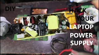 DIY  convert laptop power adapter into variable supply l 5 volts to 35 volts [upl. by Kauffmann27]