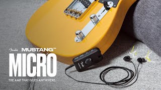 Introducing The Mustang Micro  Fender Amplifiers  Fender [upl. by Aerdnuahs]