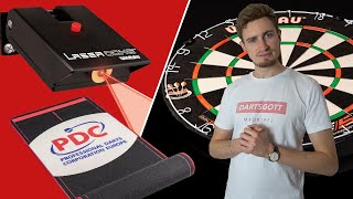 Dart Oche Varianten – Darts Teppich Dartmatte oder Laser Oche  TUTORIAL  myDartpfeilTV [upl. by Aseena124]