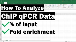 How To Analyze ChIP qPCR Data [upl. by Peer]