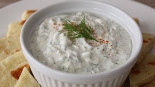 Simple Tazatziki Sauce Recipe  Food Wishes [upl. by Ahsikam]