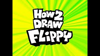 How 2 Draw Flippy  Dav Pilkey at Home [upl. by Nahgem]