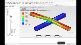 Colliding Pipes using Prepomax [upl. by Carvey]