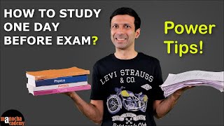 How to Study 1 Day Before Exam [upl. by Lowndes]