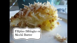 Filipino Recipe Butter Mochi or Filipino Bibingka [upl. by Nellie]