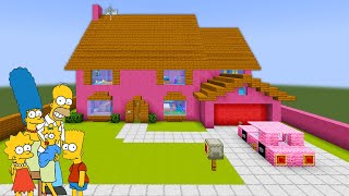 Minecraft Tutorial How To Make The Simpsons House quot2021 City Buildquot [upl. by Enwahs712]